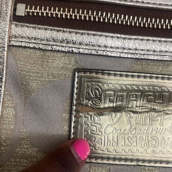 ✨COACH POPPY AUTHENTIC OP ART GLAMOUR HANDBAG✨ - Picture 3 of 13